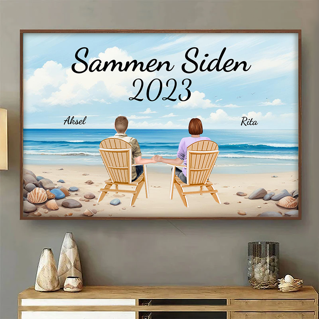 Du & meg vi klarer dette - Gaver Til Par - Personlig Veggkunst