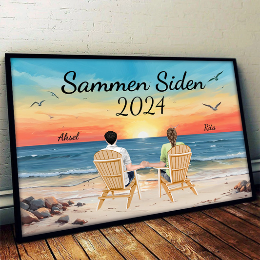 Du & meg vi klarer dette - Gaver Til Par - Personlig Veggkunst