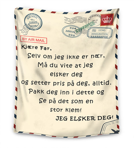 Til min Mor/Far  - Førsteklasses Pledd™