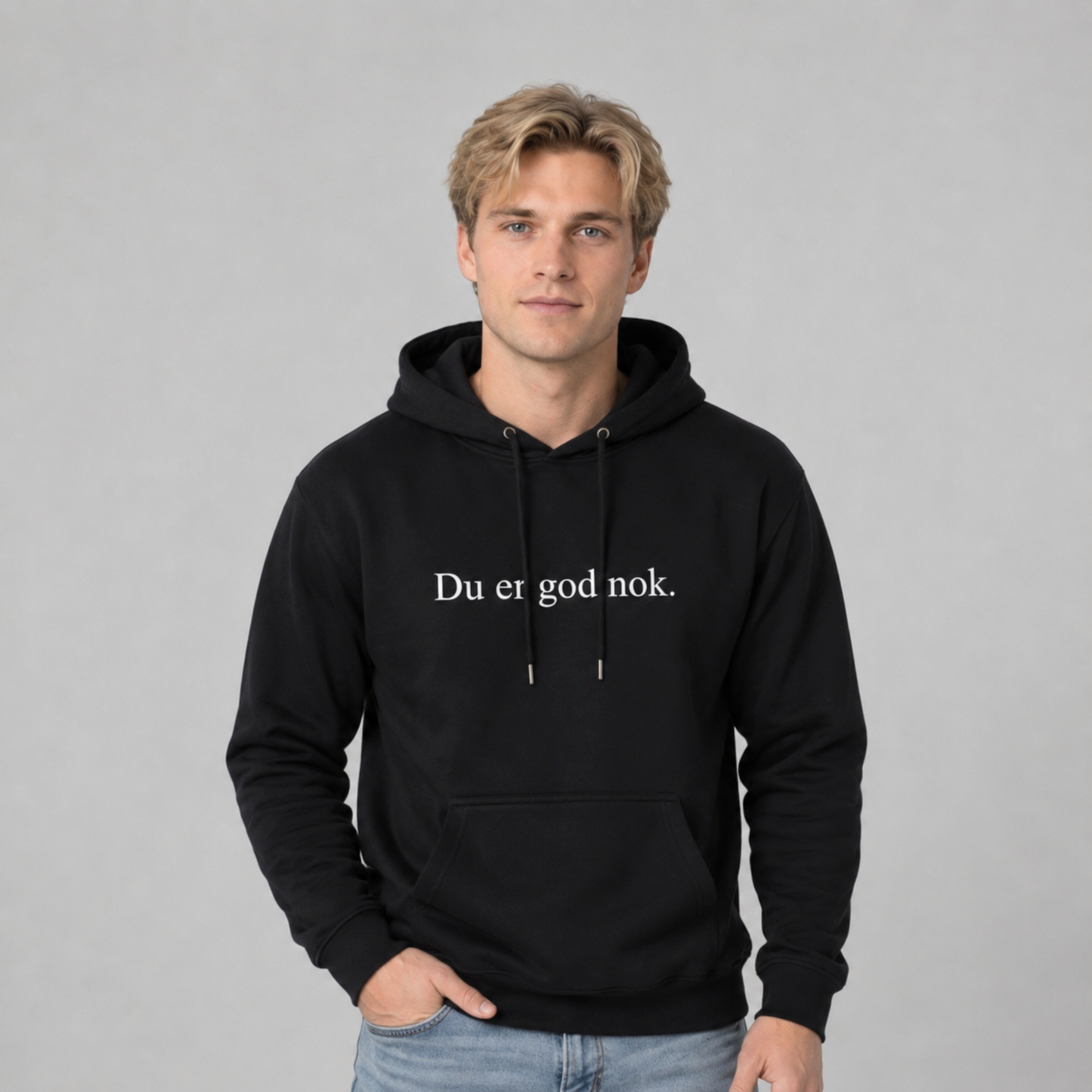 Du er god nok Hettegenser