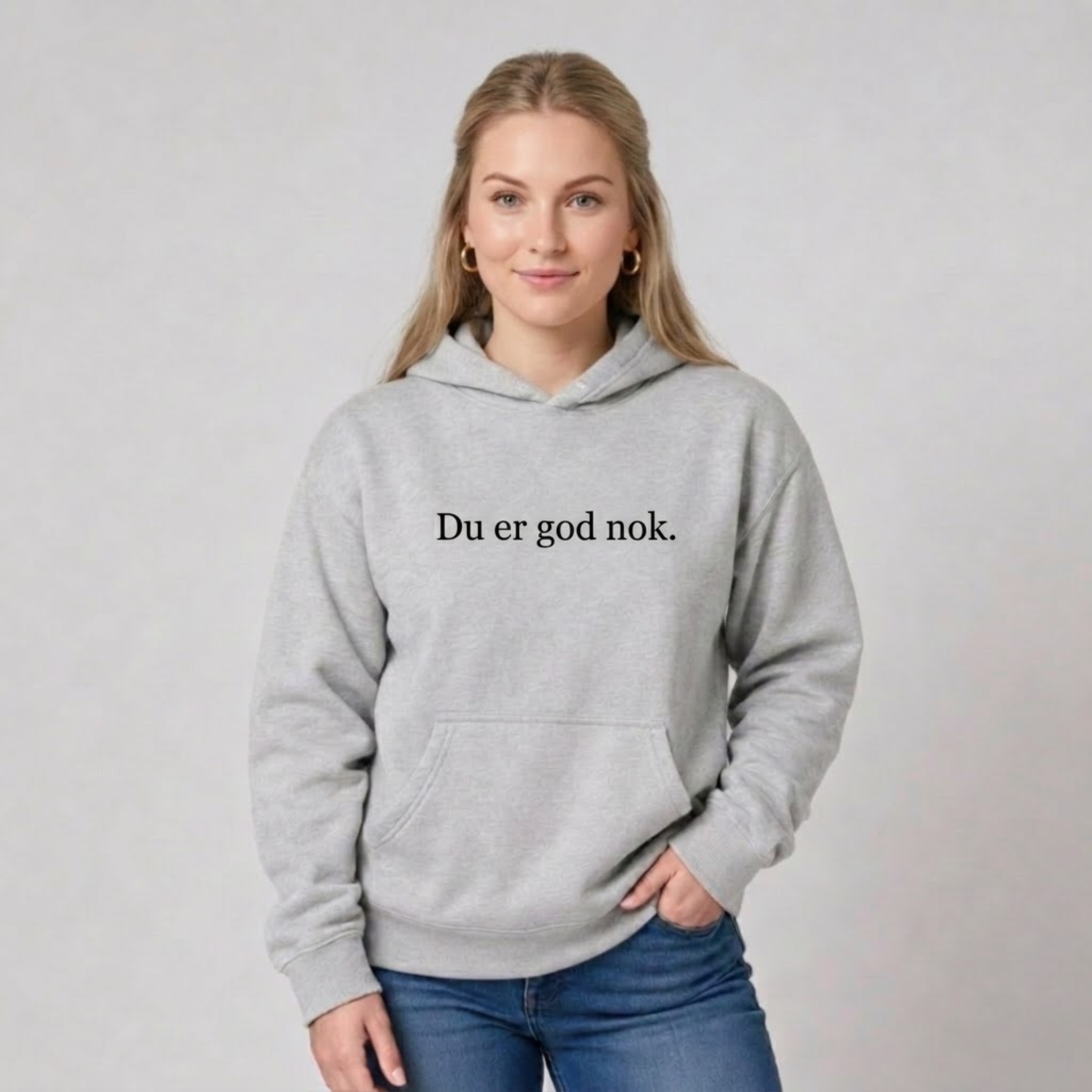 Du er god nok Hettegenser