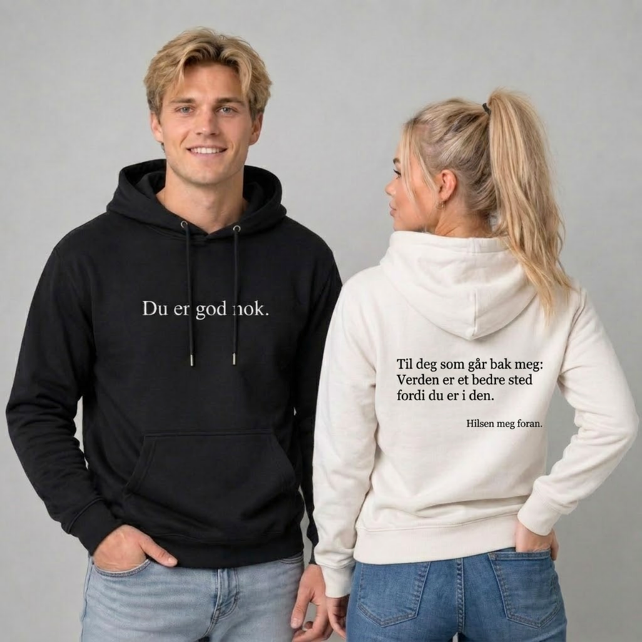 Du er god nok Hettegenser